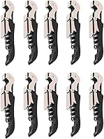 Kit-Home Professional Waiter Corkscrew 4-Pack - Heavy Duty Stainless Steel Wine Key for Sommeliers, Bartenders & Restaurants