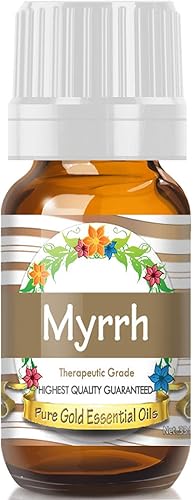 Pure Gold Essential Oils - Aceite esencial de mirra - 0.33 onzas líquidas