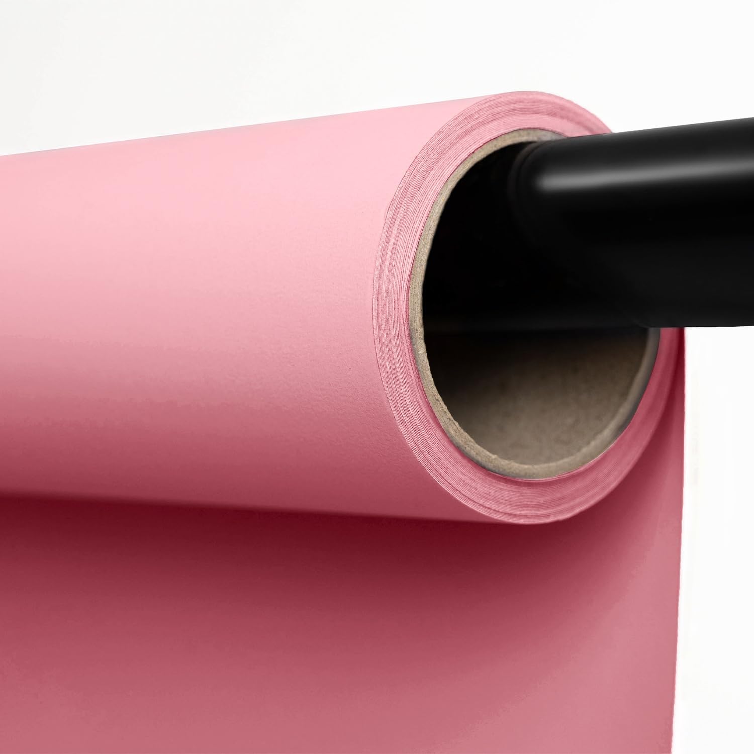 Kate Seamless Paper Backdrop for Photography Solid Pink Backdrop Paper (53''x32.8' Baby Pink)