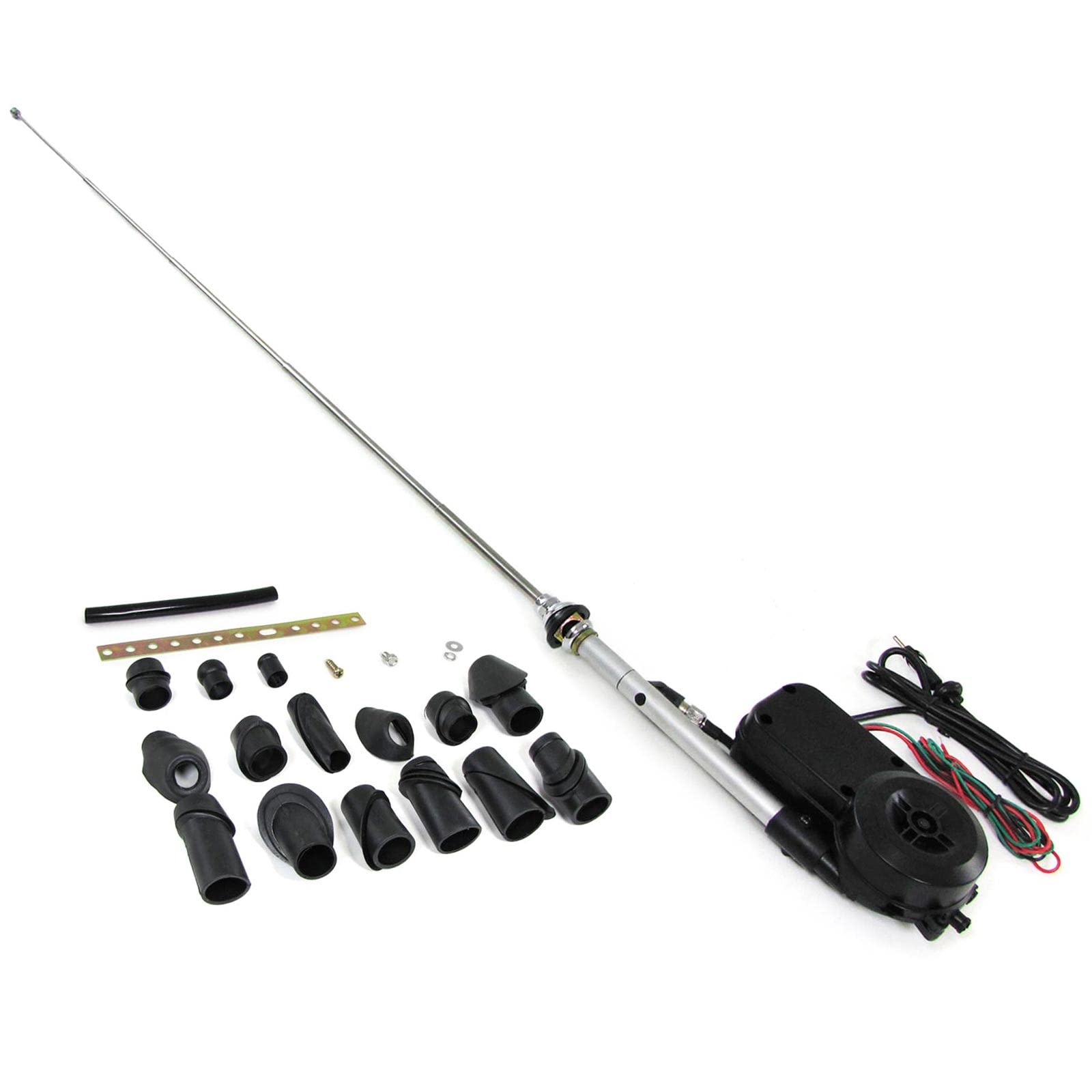 Automatische elektrische Antenne ausfahrbar Chrom für PKW KFZ universal 12V