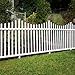 Zippity Outdoor Products Manchester Semi-Permanent Vinyl Fence Kit (2 Pack), 42" x 92"