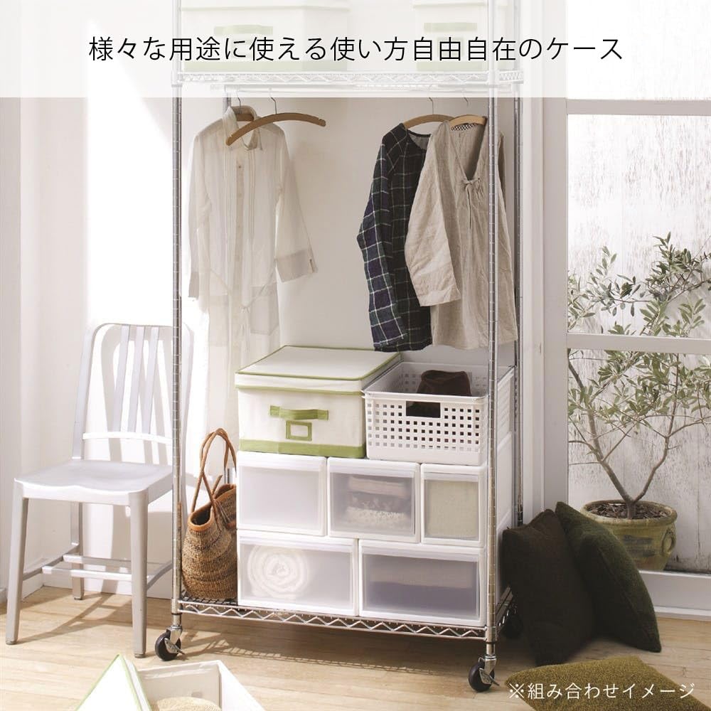 Amazon.co.jp: カインズ(CAINZ) ブロック式ケース 浅型 幅17cm 奥行