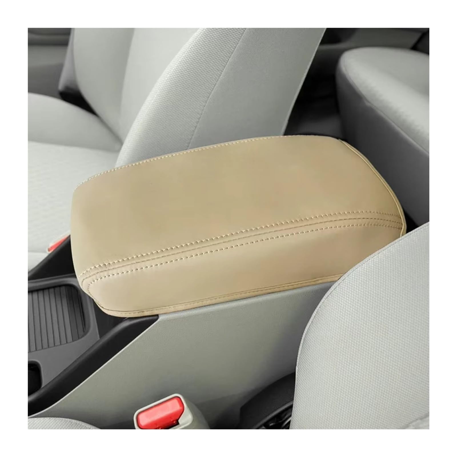 Car Interior Moulding Trim for Civic 9th Sedan 2012 13 14 2015 Car Interior Accessories Center Armrest Box Cover Sticker Trim(Beige)
