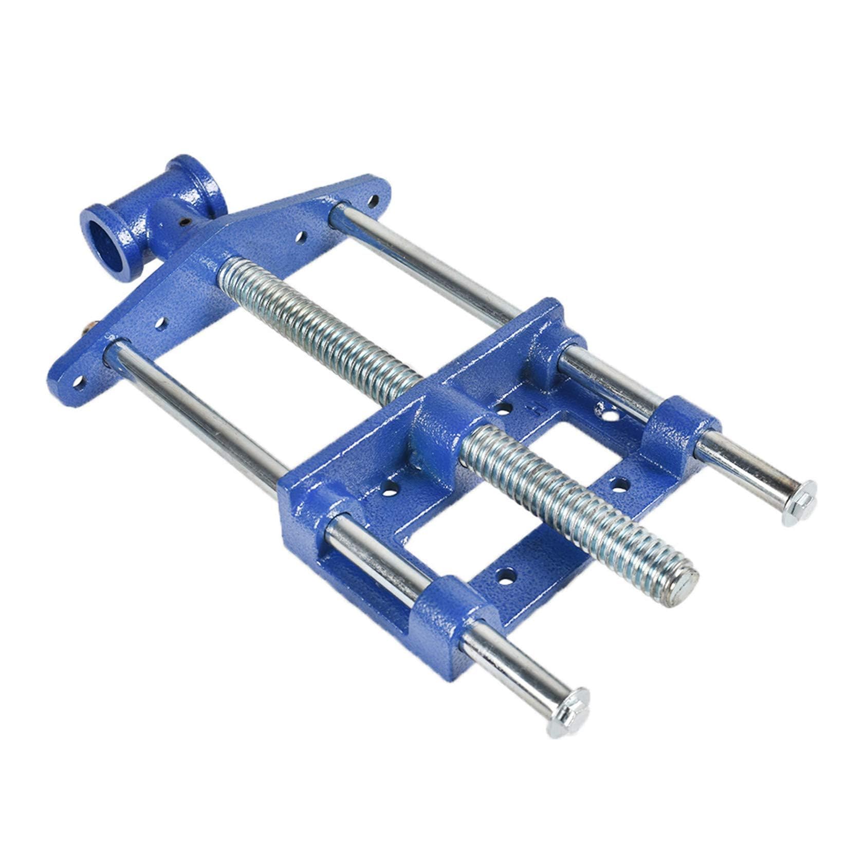 SOHNVWTGD 9 Inch Woodworking Front Vise Heavy-Duty Steel and Cast Iron Front Bench Vise - Fit for Woodworking Projects