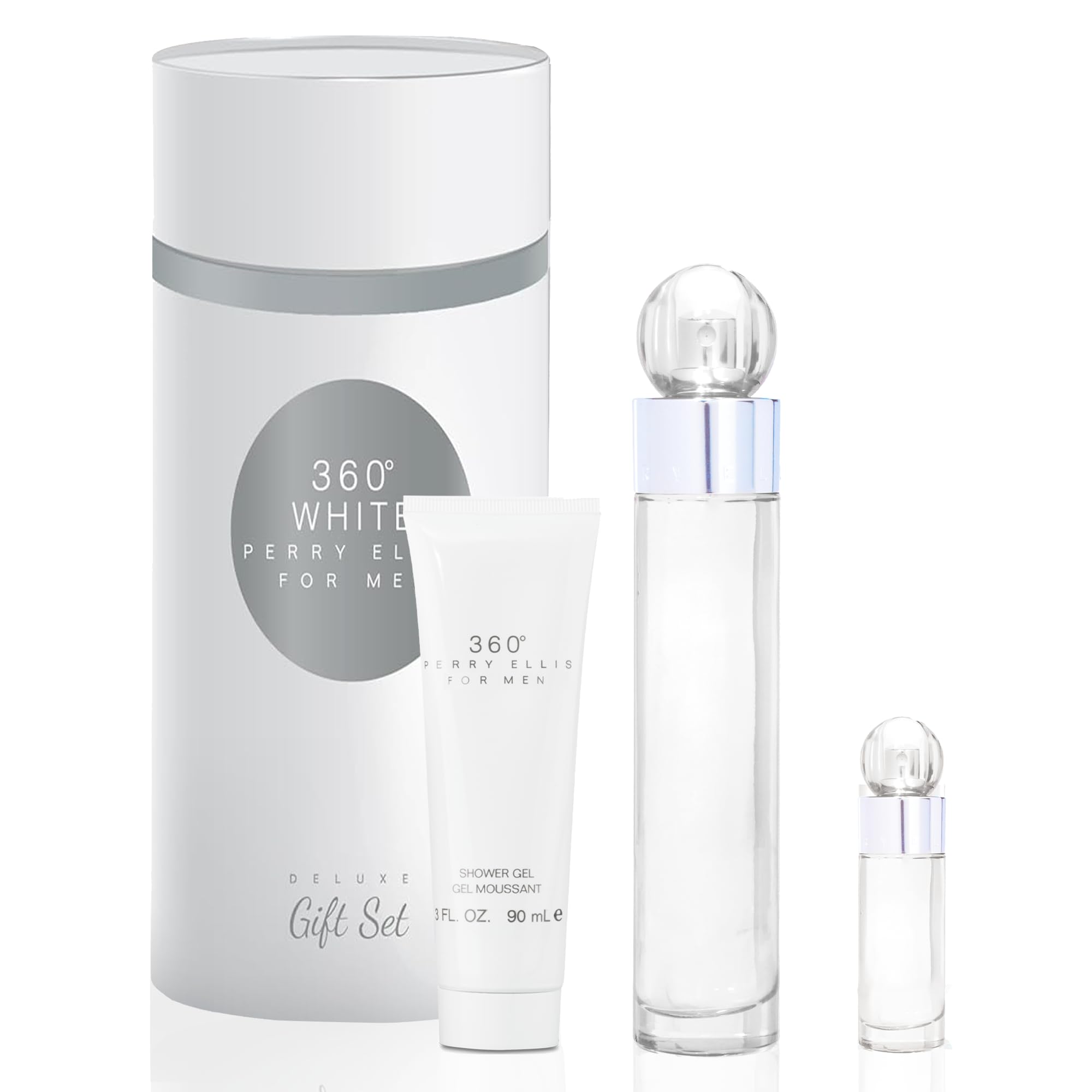 Amazon.com : Perry Ellis 360° White for Men 3-Piece Gift Set
