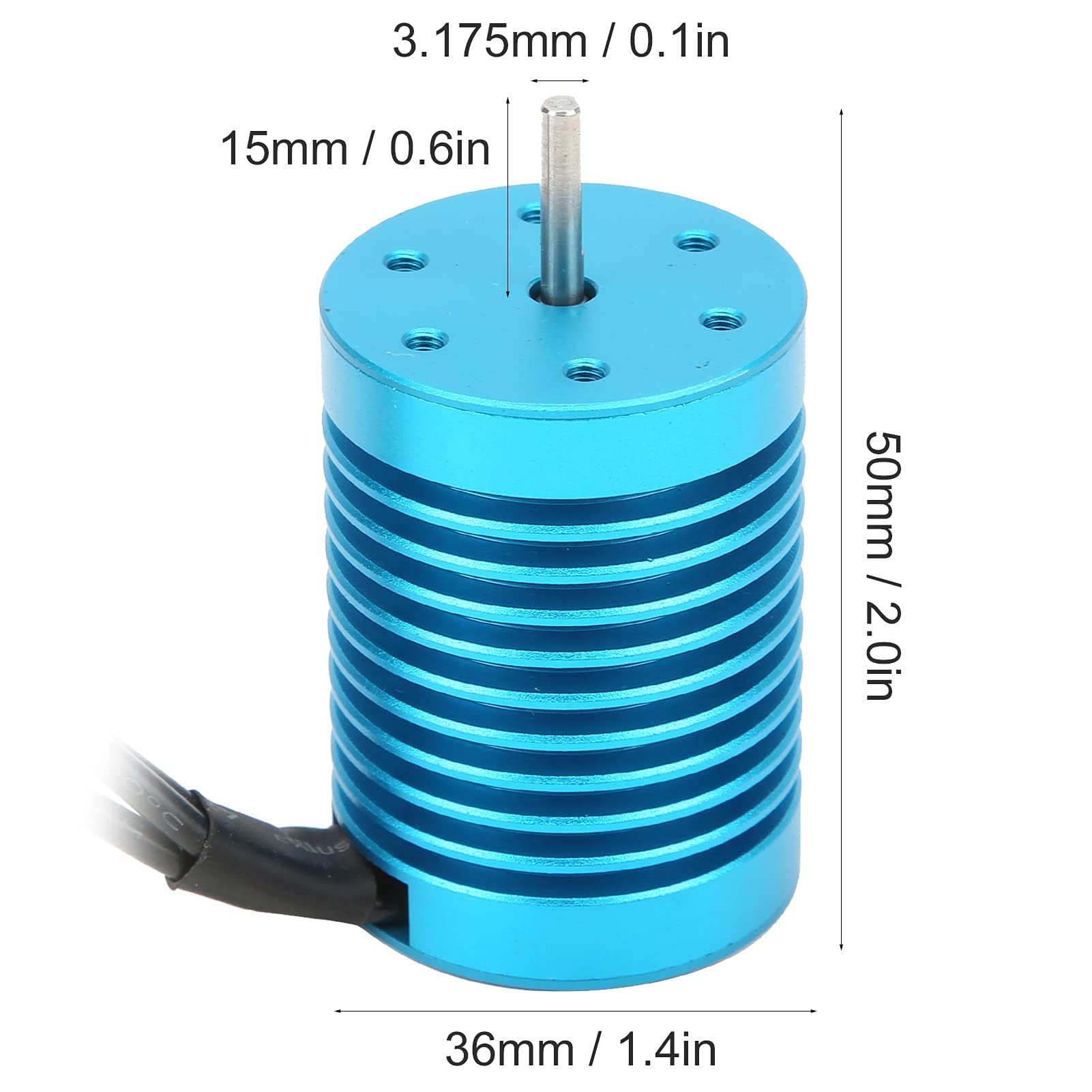 Bezszczotkowy Silnik RC Car 4370KV z Zestawem Kombi 60A ESC dla Wodoodpornego Silnika 1/10 RC Car Upgrade