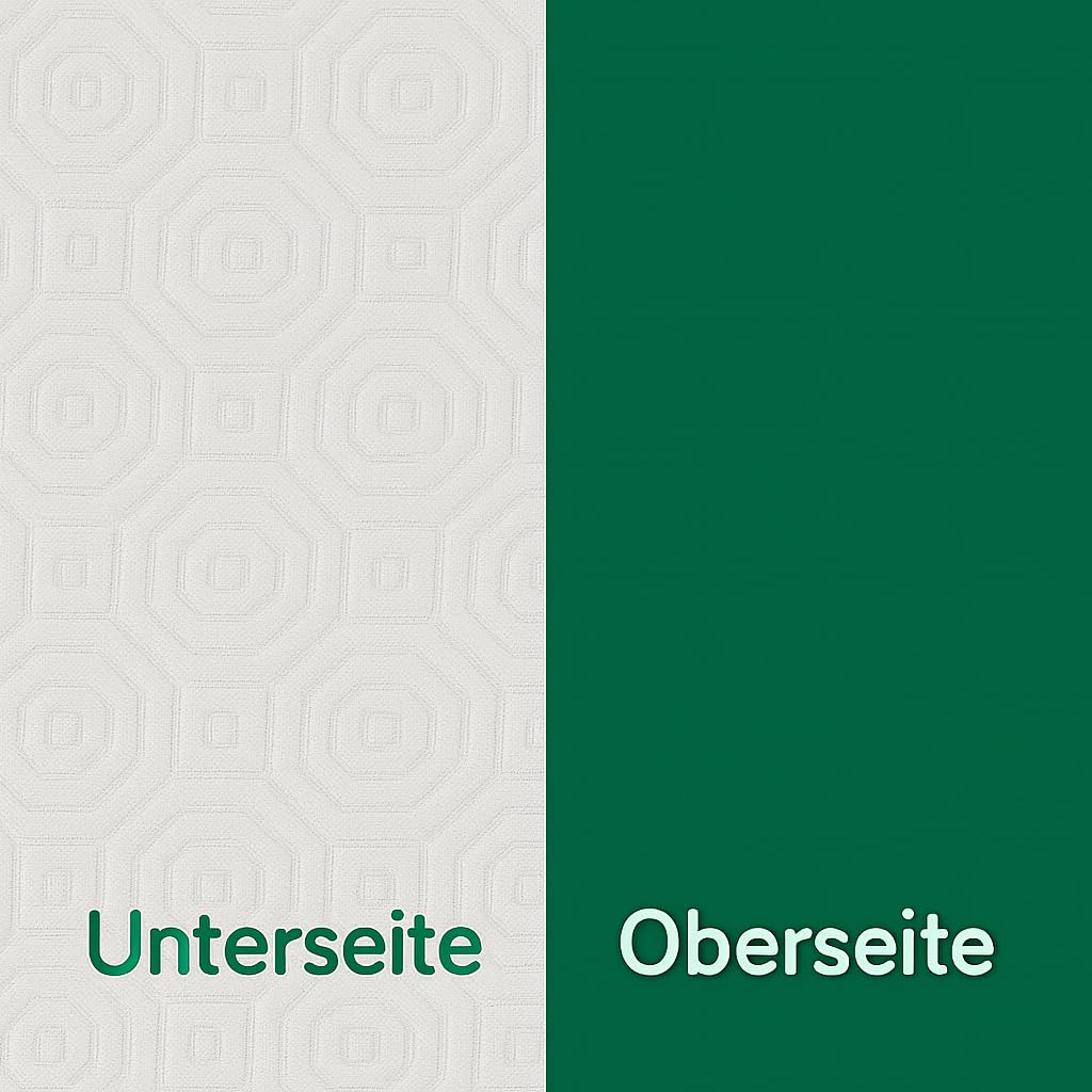 DecoHomeTextil Heimtextilmanufaktur Tapis de Table de Poker, Tapis de Poker, revêtement de Table de Poker Vert rectangulaire 135 x 330 cm Protection de Table revêtement de Table protège-Table