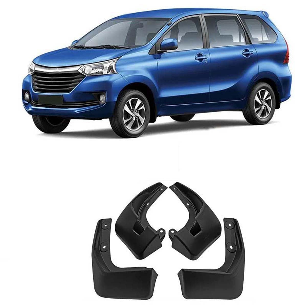 BXQDAM Car mud flaps,Compatible with Toyota Avanza 2012-2021,Car exterior accessories