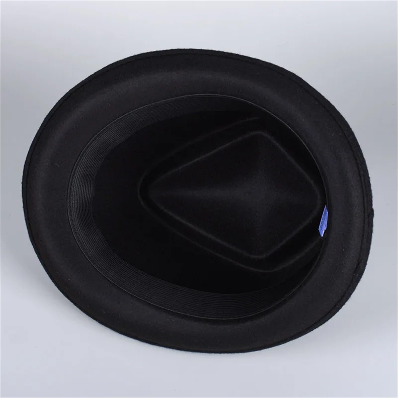 Classico Cappello Fedora da Uomo e Donna, Casual, Nero, Pork Pie, con Piume, Vintage, Gentiluomo, Trilby, Berretto Jazz, Cappelli in Feltro