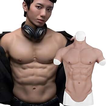 筋肉スーツ シリコン 半袖 チャック付き Amazon.co.jp: [TEYVIYI] 筋肉スーツ アップグレードバージョン 半袖