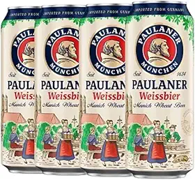 Cerveja Alemã Paulaner Weissbier Lata 500ml (4 Unidades)