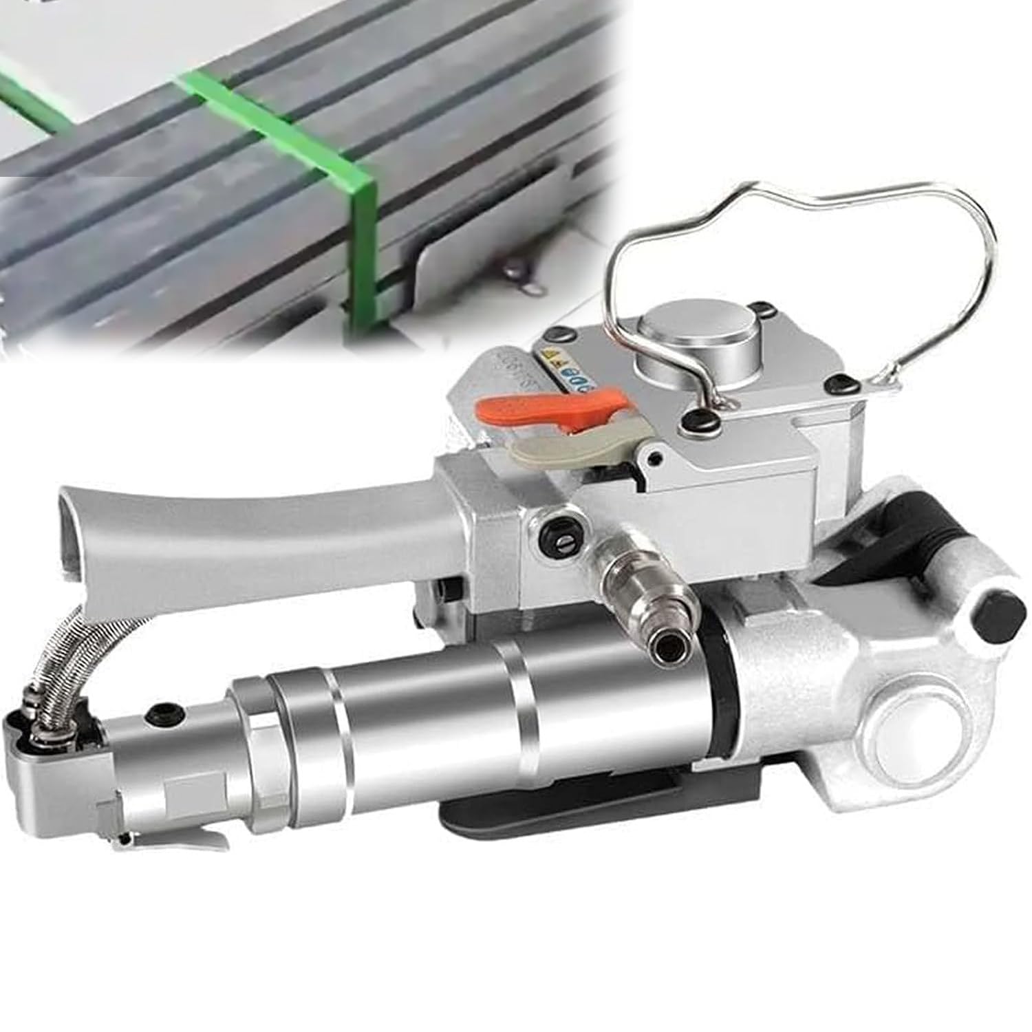 Fasciatore Professionale Pneumatico Portatile Leggero,Adatto per Consolidare Prodotti Agricoli,Componenti Auto E Materiali Riciclabili All’interno Di Magazzini E Stabilimenti Produttivi A25