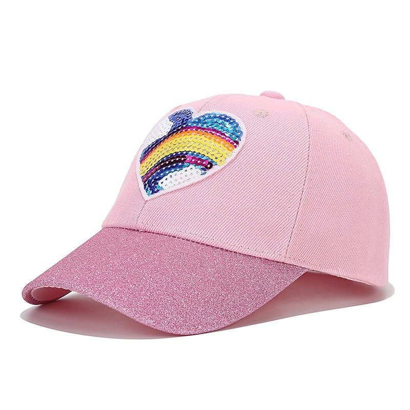 Yemlarey Mädchen Cap Leichte Sommer Basecap für Kinder Kappe Adjustable Baseballkappe Sonnenhut