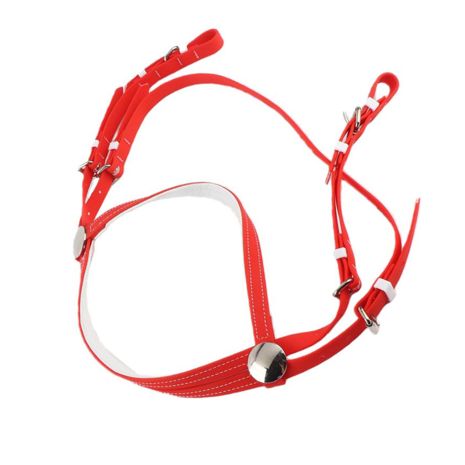 Bewinner Pferde Halfter mit Führstrick, PVC PU Leder Nylon, for Pferde