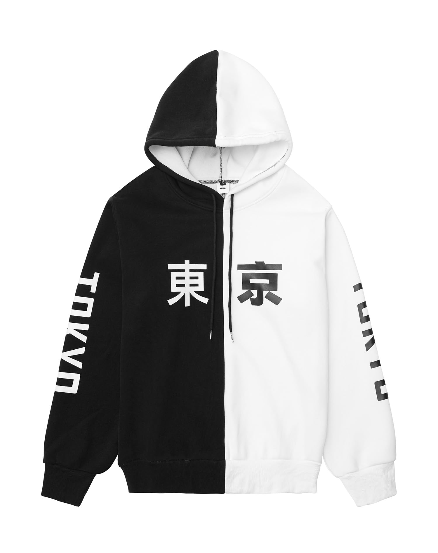 Japanese Streetwear Kanji Graphic Hoodies for Men