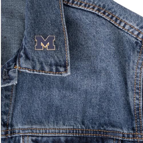 Image of Desert Cactus University of Michigan Magnetic Metal Lapel Pin (C)