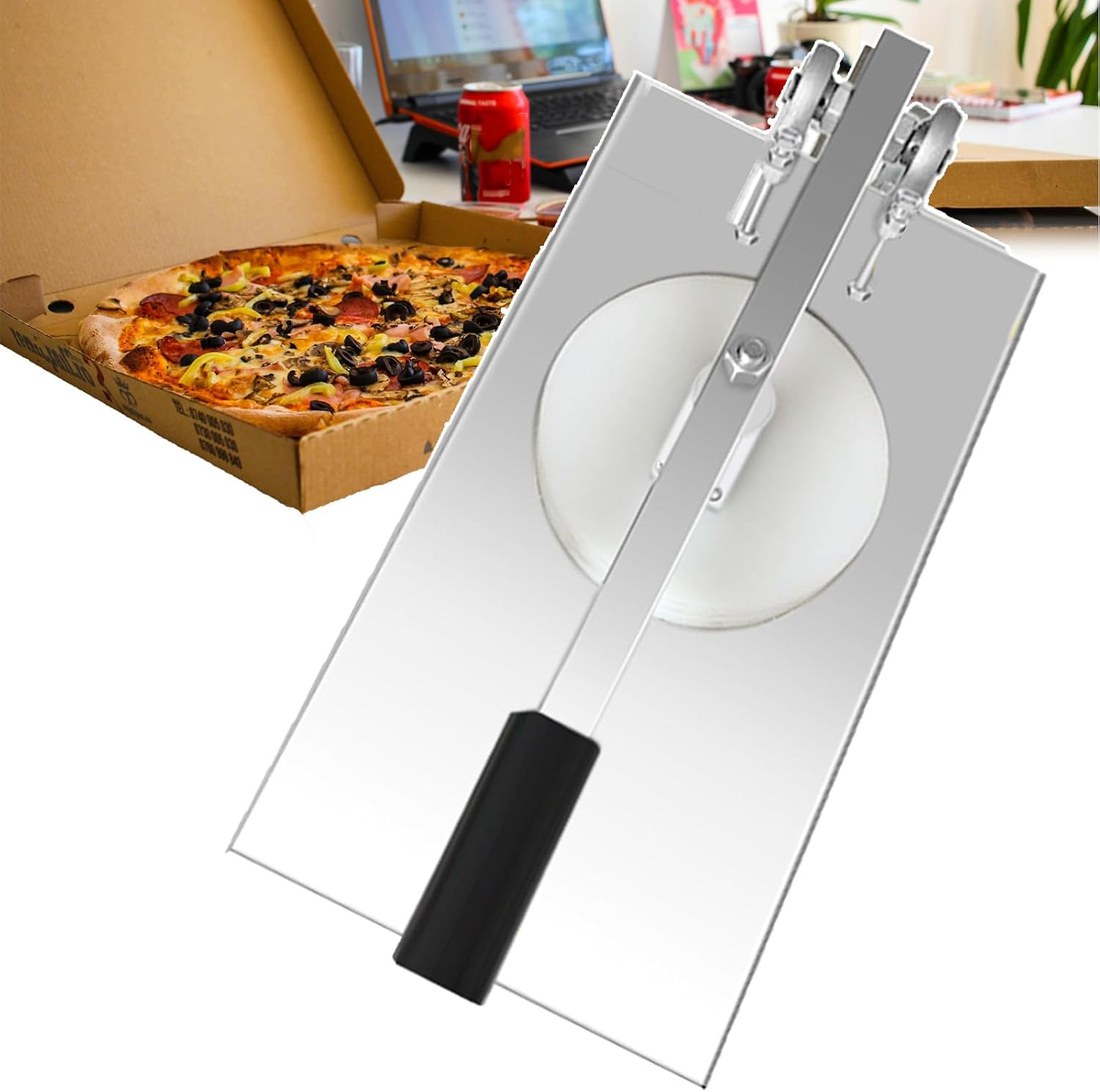 Manual Pancake Press Machine, Household Pizza Presser Kitchen Tools, Non-Stick Pressure Plate Manual Pizza Presses, Specialty Kitchen Appliances Cooking Dining - 20, 22, 24CM,22CM