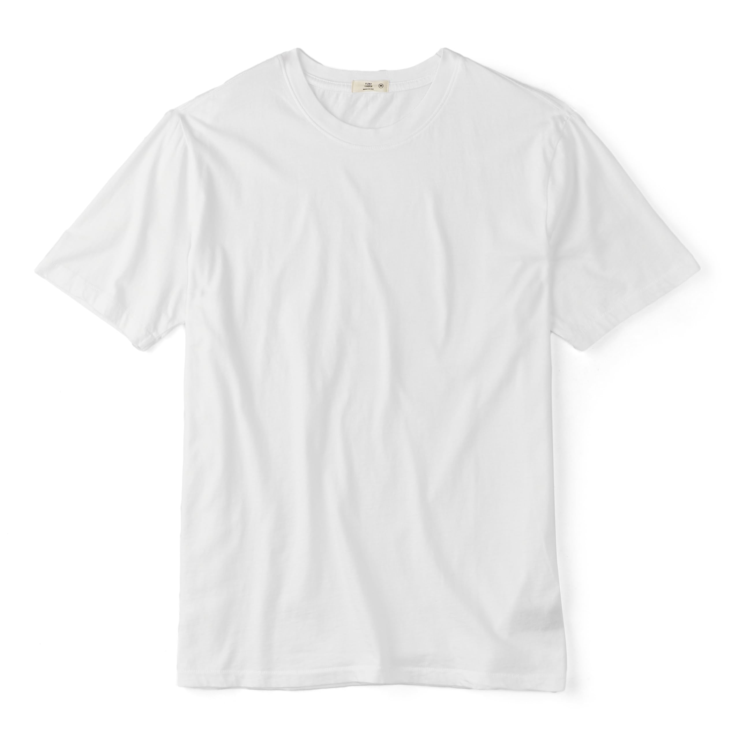 Huckberry Flint and Tinder The Vintage Soft Wash T-Shirt, White, XXL