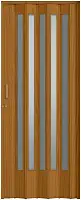 Porta Sanfonada Pvc Plastporta 210x84cm Translucida Bcf Cerejeira