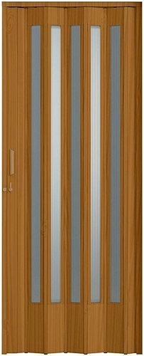 Porta Sanfonada Pvc Plastporta 210x84cm Translucida Bcf Cerejeira