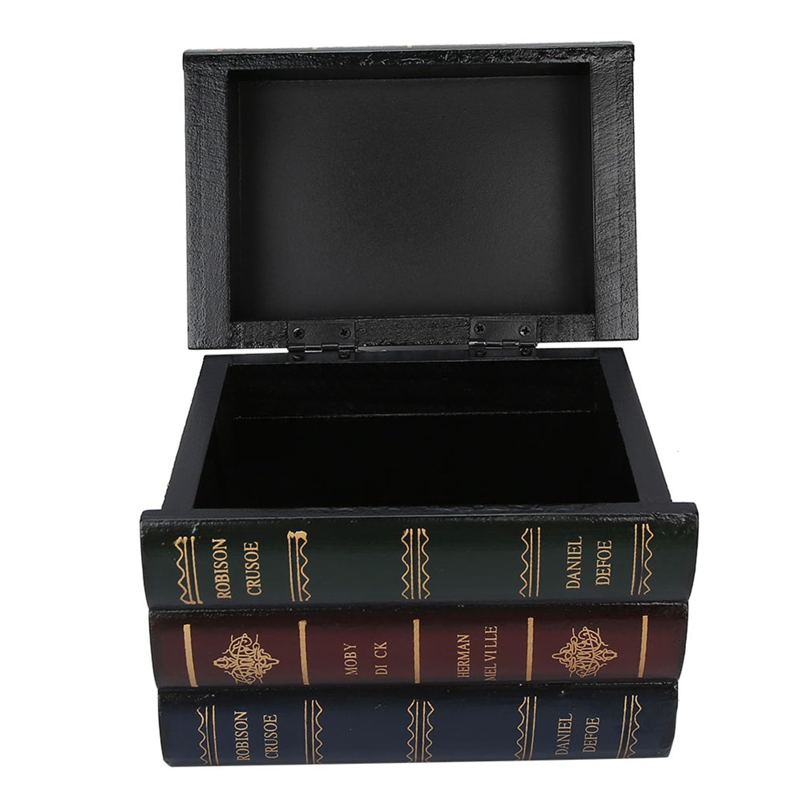 Ordena tus Joyas sin Perder Estilo con la Caja de Madera en Forma de Libro
