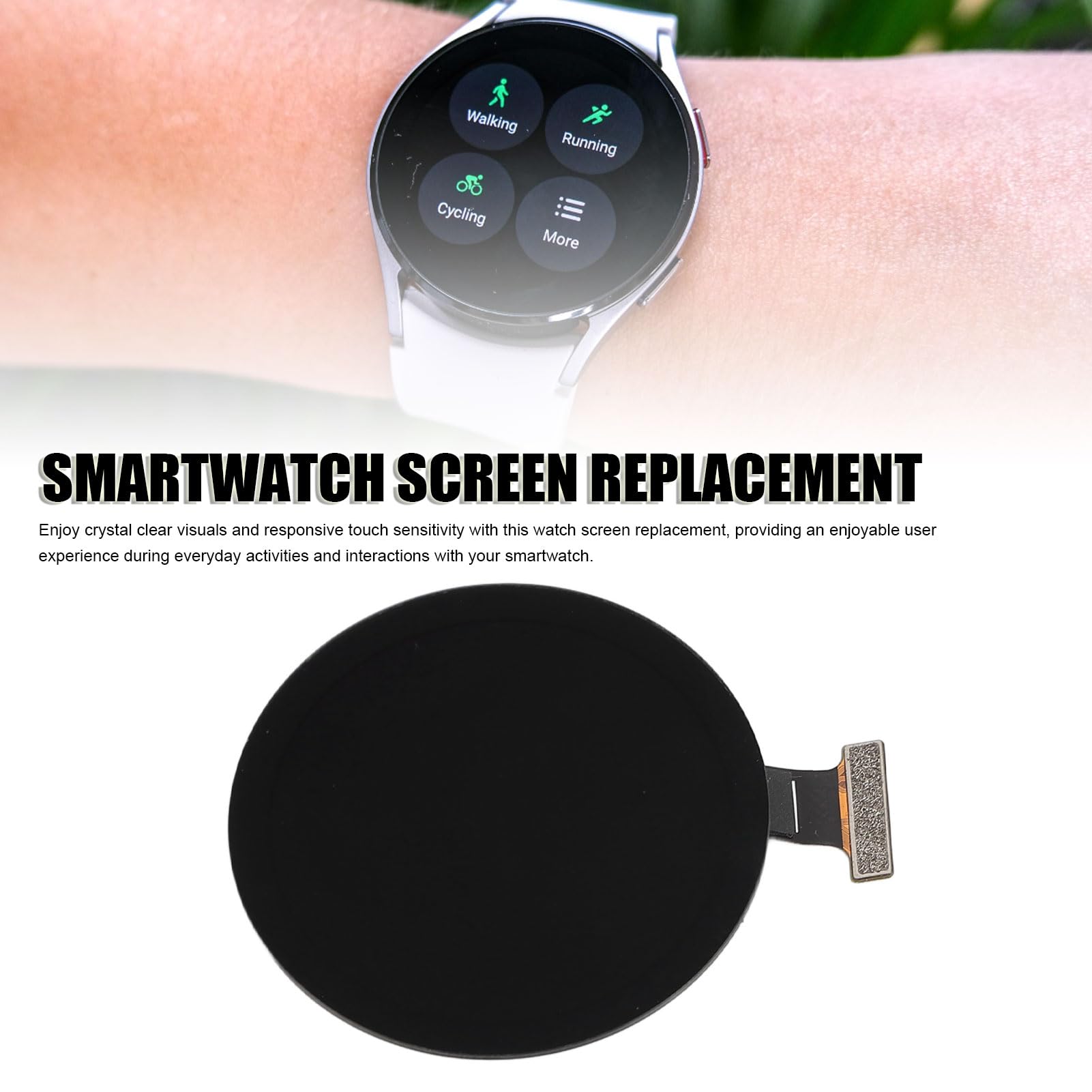 Ejoyous Reemplazo de Pantalla LCD para 44mm, R870 R875