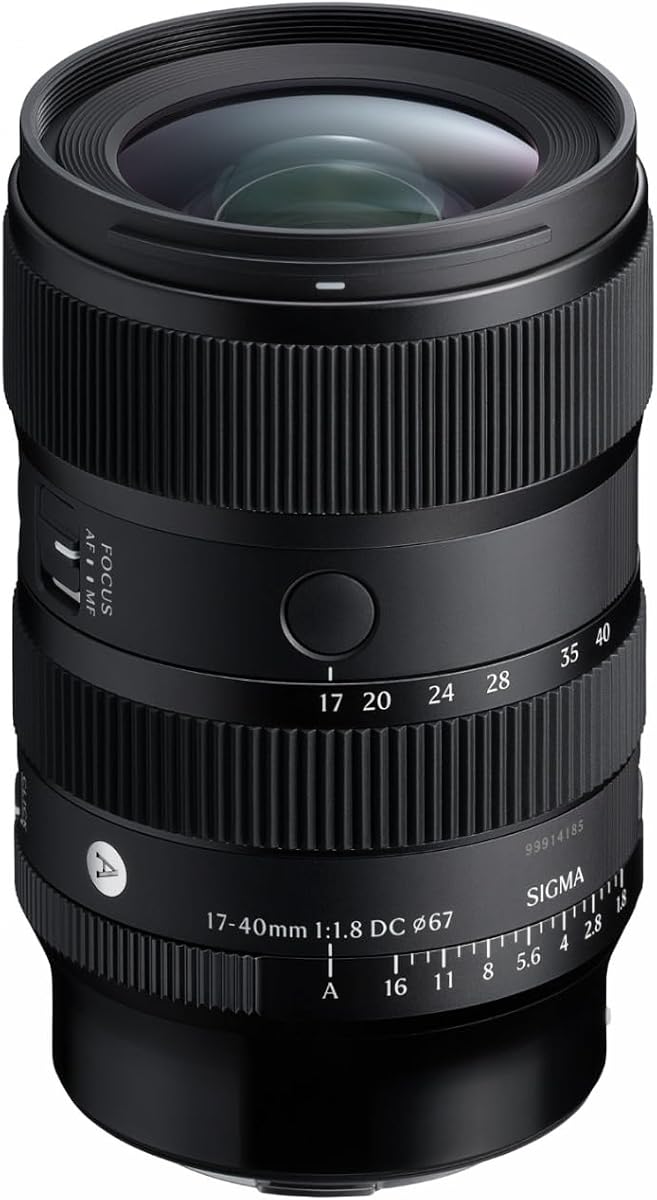 17-40mm F1.8 DC | Art for Canon RF, Black | Addition to the fast and quiet autofocus driven by the HLA