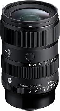 Sigma 17-40mm F1.8 DC | Art for Canon RF, Black