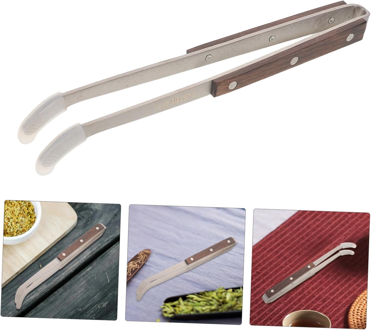 Tea Clip Tongs Xmas Anti Scald Bowl Holder Clip for Tea Cups