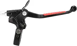 Alavanca de freio para motocicleta, bicicleta, manopla longa, alavanca de embreagem adequada para 50/60/80CC motorizado 2t 2 tempos alavanca de embreagem motor alavanca de embreagem kit de motor