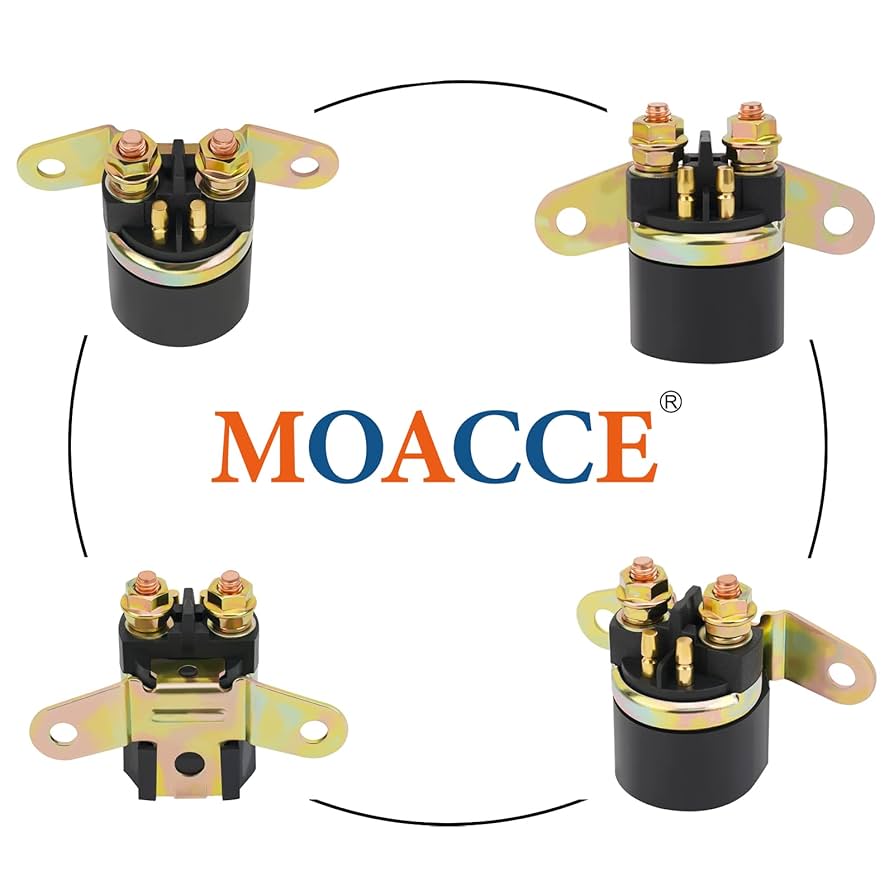 Amazon.co.jp: MOACCE バイク 用 セルリレー スターターリレー