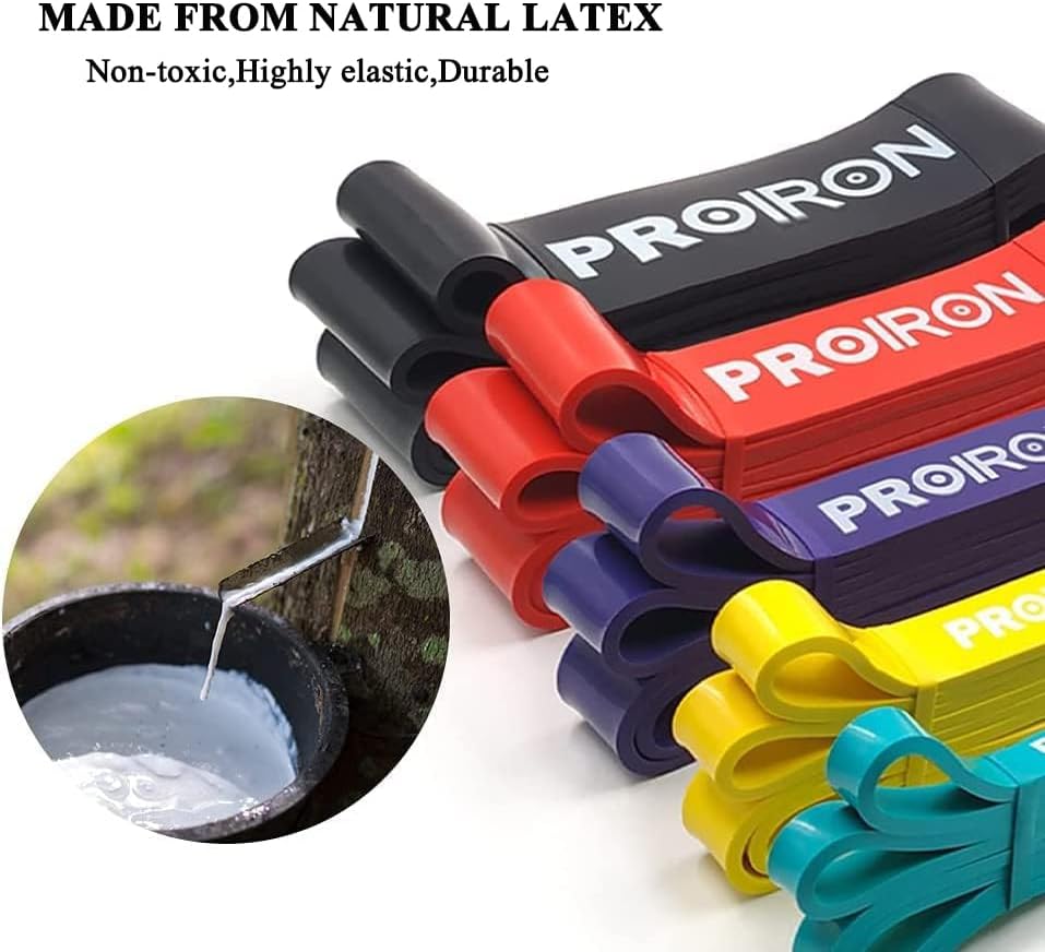 Miniatura 7 de PROIRON Resistance Bands Pull Up Assistance Bands Comfortable Anti-Slip Exercise Bands for Pull up Dip Squat Gym Workout Physical Therapy Stretch