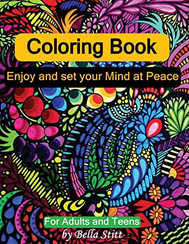 Coloring Book: Enjoy and set your Mind at Peace: For Adults and Teens image 2