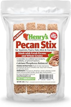 Henrys Pecan Stix - Treats for Squirrels, Flyers, Rats and Mice