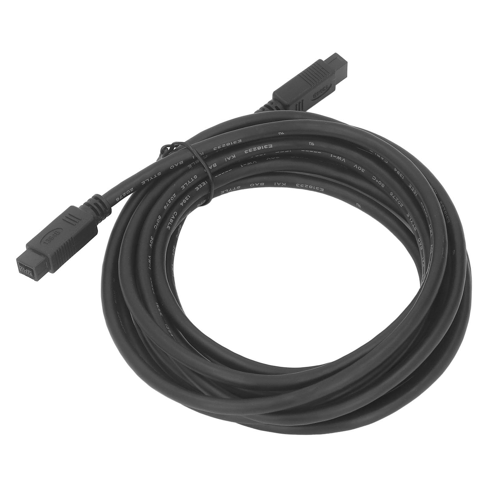 4,5 m IEEE 1394B Firewire 800 Cavo da 9 Pin da Maschio a 9 Pin Trasferimento di Dati da 800 Mbps per scanneri per stampanti per Fotocamere digitali e interfacce Audio
