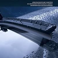 Vista 38 de 18" + 18" Windshield Wiper Blades for Chevrolet HHR 2006-2011 Ford Ranger 1998-2011 Jeep Wrangler 2007-2017 Jeep Commander 2006-2009 front