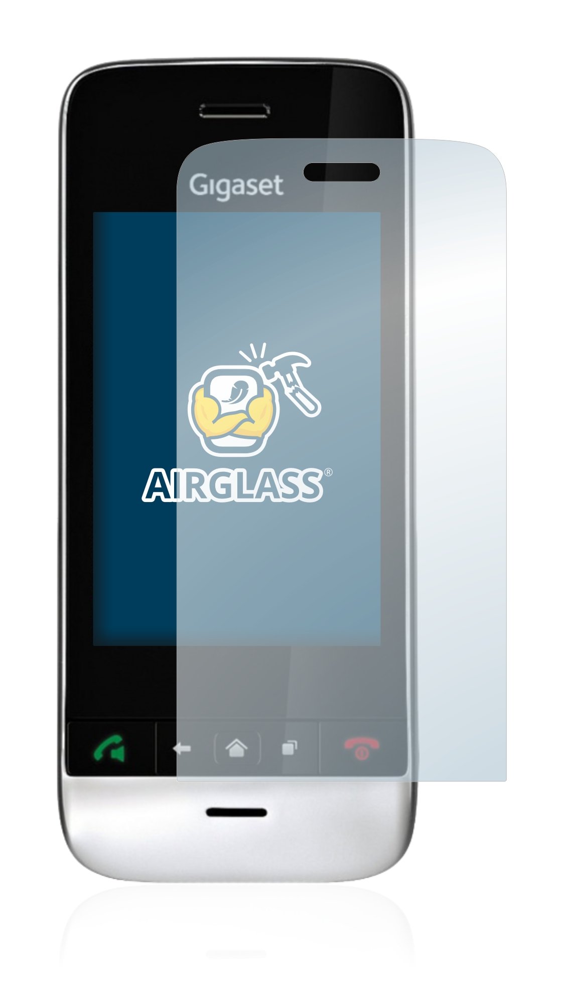 3x Pellicola Protettiva Vetro per Gigaset SL910 (cavità allungata