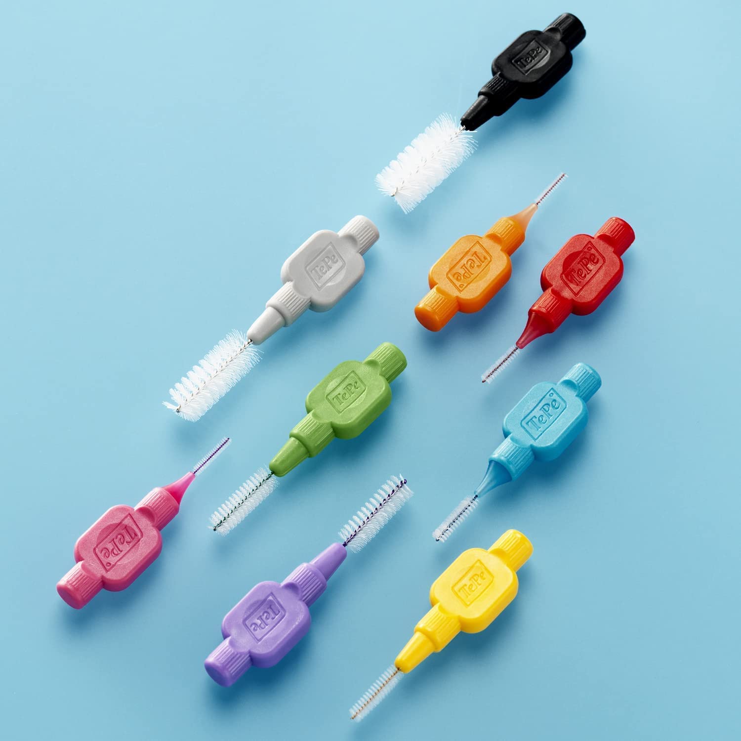 TEPE Blister 0.5 MM - KIRMIZI Diş Arayüz Fırçası (1 x 6 Adet) (2 paketi)