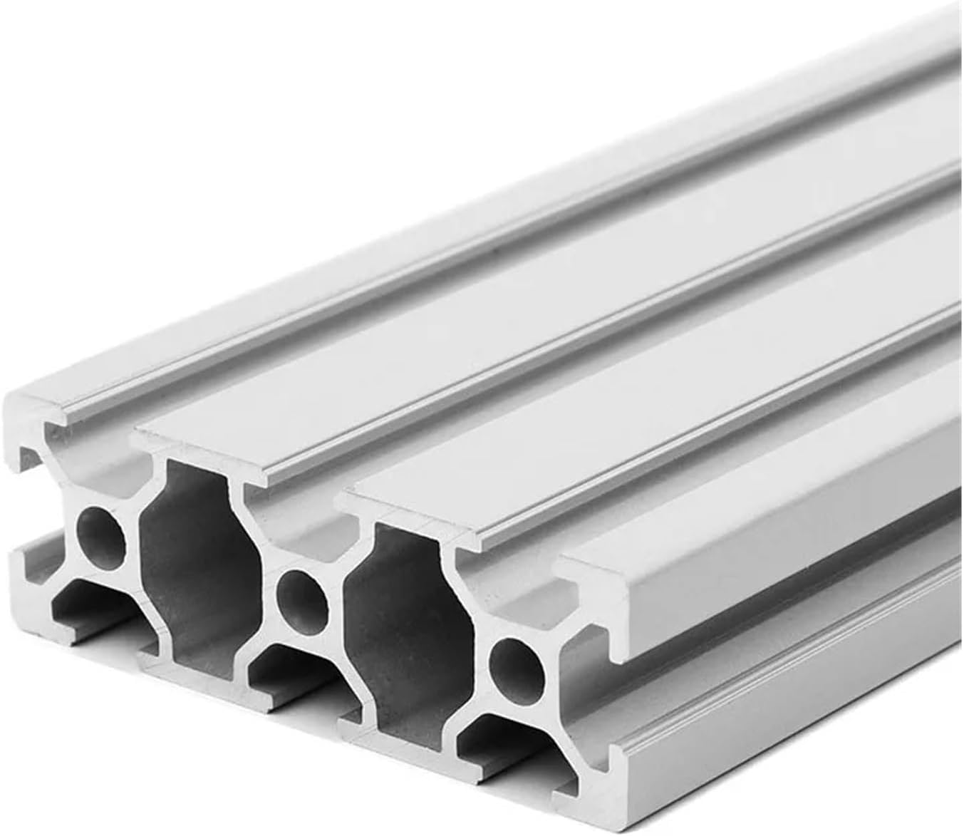 2 Pieces 2060 T Slot Aluminum Profile European Standard Anodized Linear Guide Aluminum Profile Extrusion 2060(200mm)