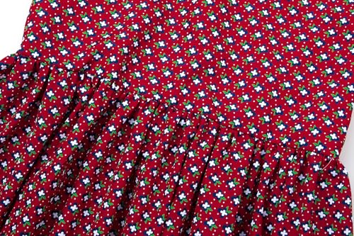 Disfraz completo niña Prairie rojo talla 14/160 miniatura 4