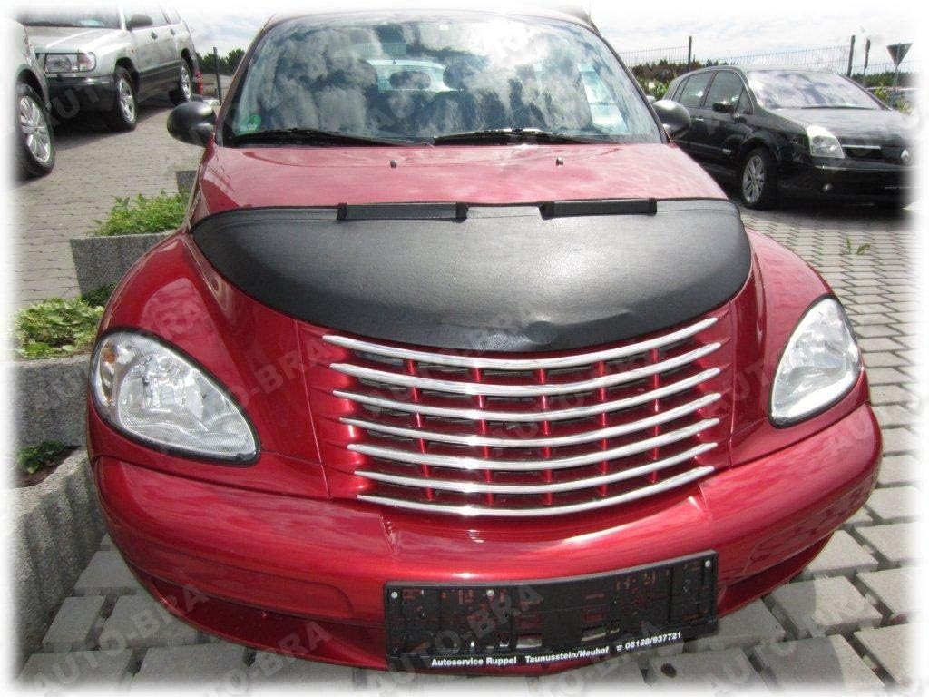 Black Hood Bra Compatible with Chrysler PT Cruiser 2000-2010 Bonnet Bra Front End Nose Mask STONEGUARD Protector Tuning