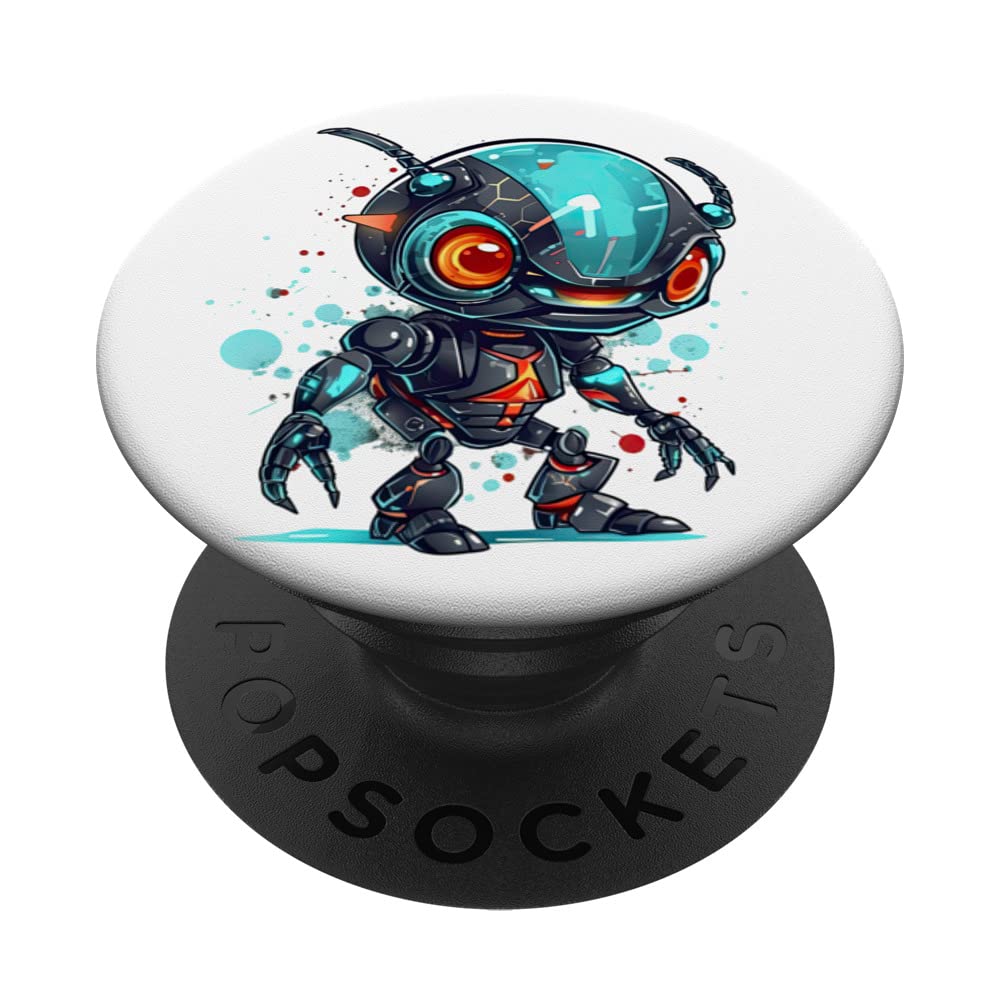 Advanced Cyborg Purse with Futuristic Vision PopSockets Swappable PopGrip