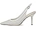 Stuart Weitzman Emilia Mesh 85 Slingback - Left View