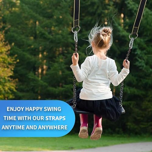 Jorohiker JHR-QQS-3 Tree Swing Hanging Straps Kit - Holds 2800 Lbs (Sgs Certified), 5Ftx2 Hammock Straps thumb #2
