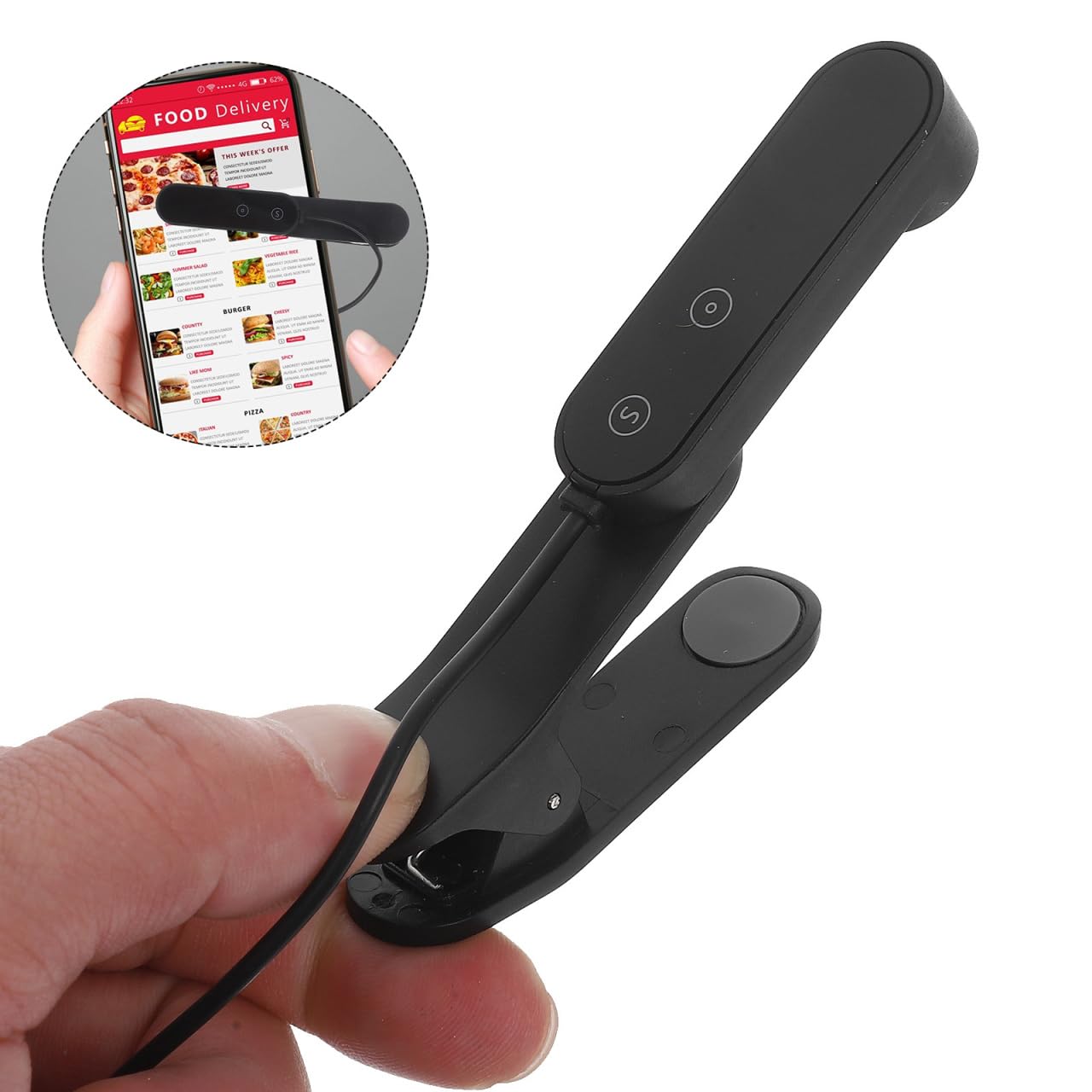 Automatique pour Téléphone USB avec Affichage LED Réglable Dispositif De Clic Intelligent pour Jeux Diffusion en Direct Et Tâches De Récompense