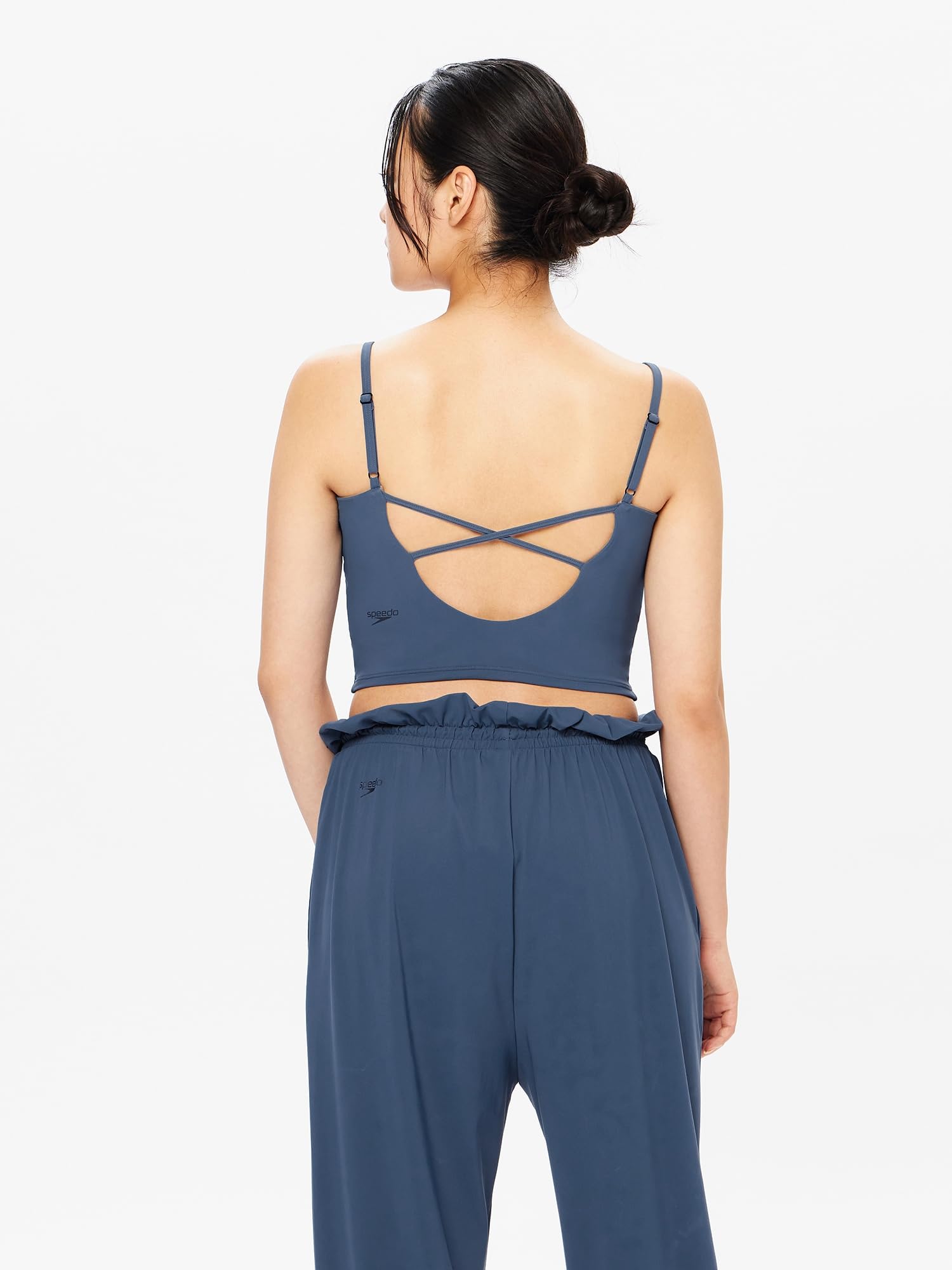 スピード ステイフィットエコクロップドトップ SFW72333 Amazon.co.jp: [スピード] 水着 SF Eco Cropped Top ステイフィット