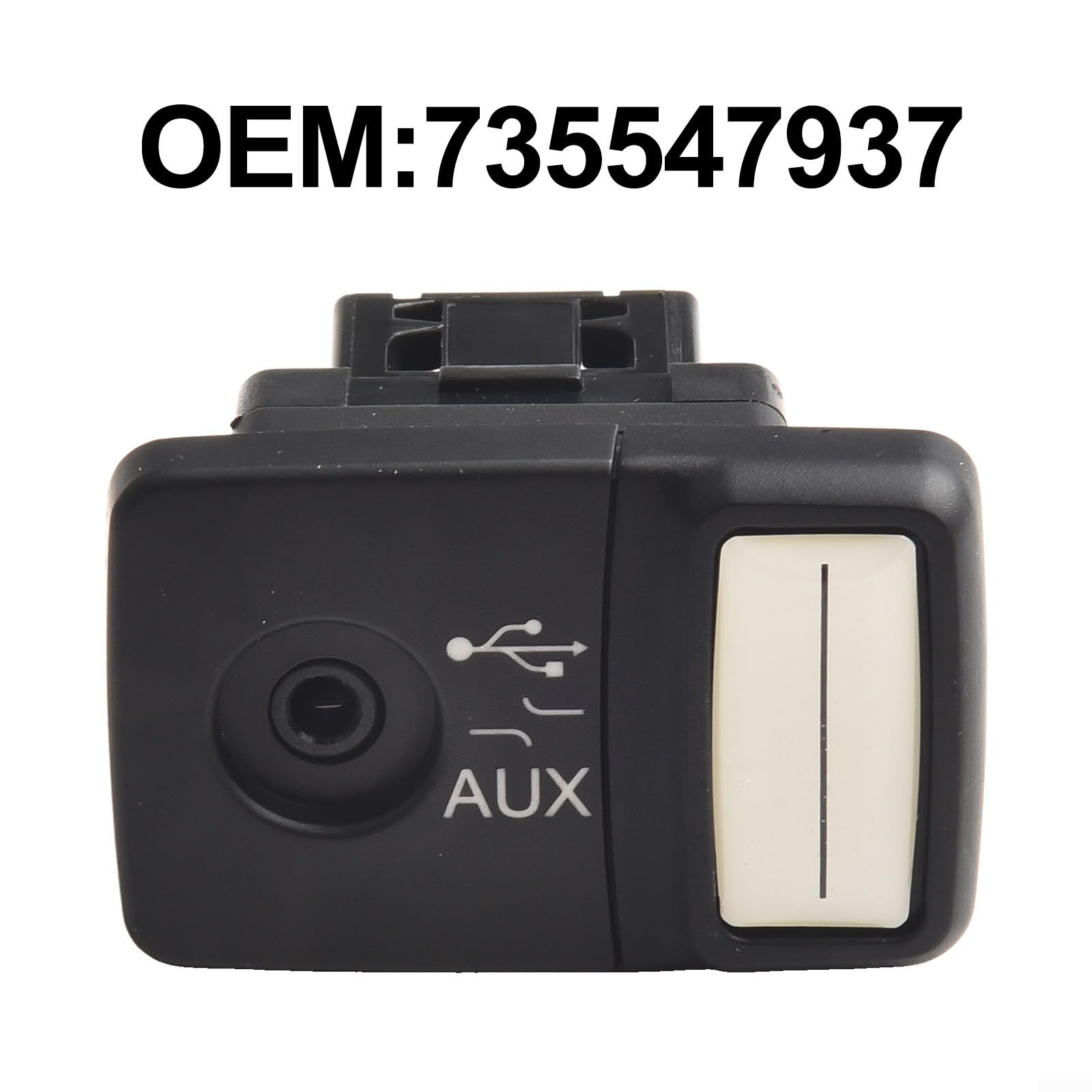 Oniissy Modulo adattatore interfaccia AUX lettore multimediale USB per auto per Fiat 500 500C Panda Punto Linea 2007-2017