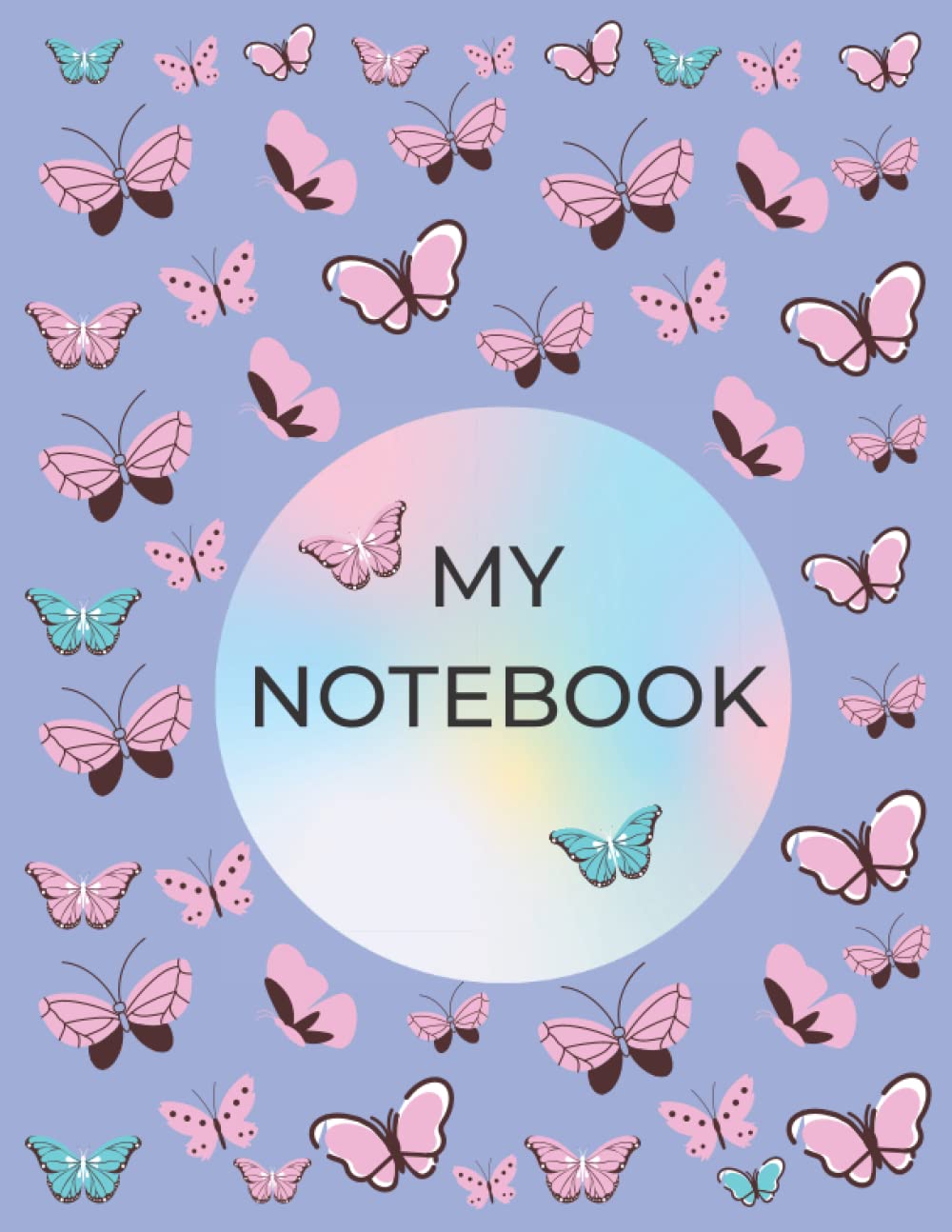 College Ruled Notebook: Butterfly Design