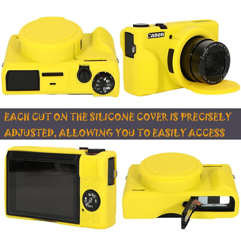 Funda de silicona para cámara Canon Powershot G7X Mark III miniatura 2