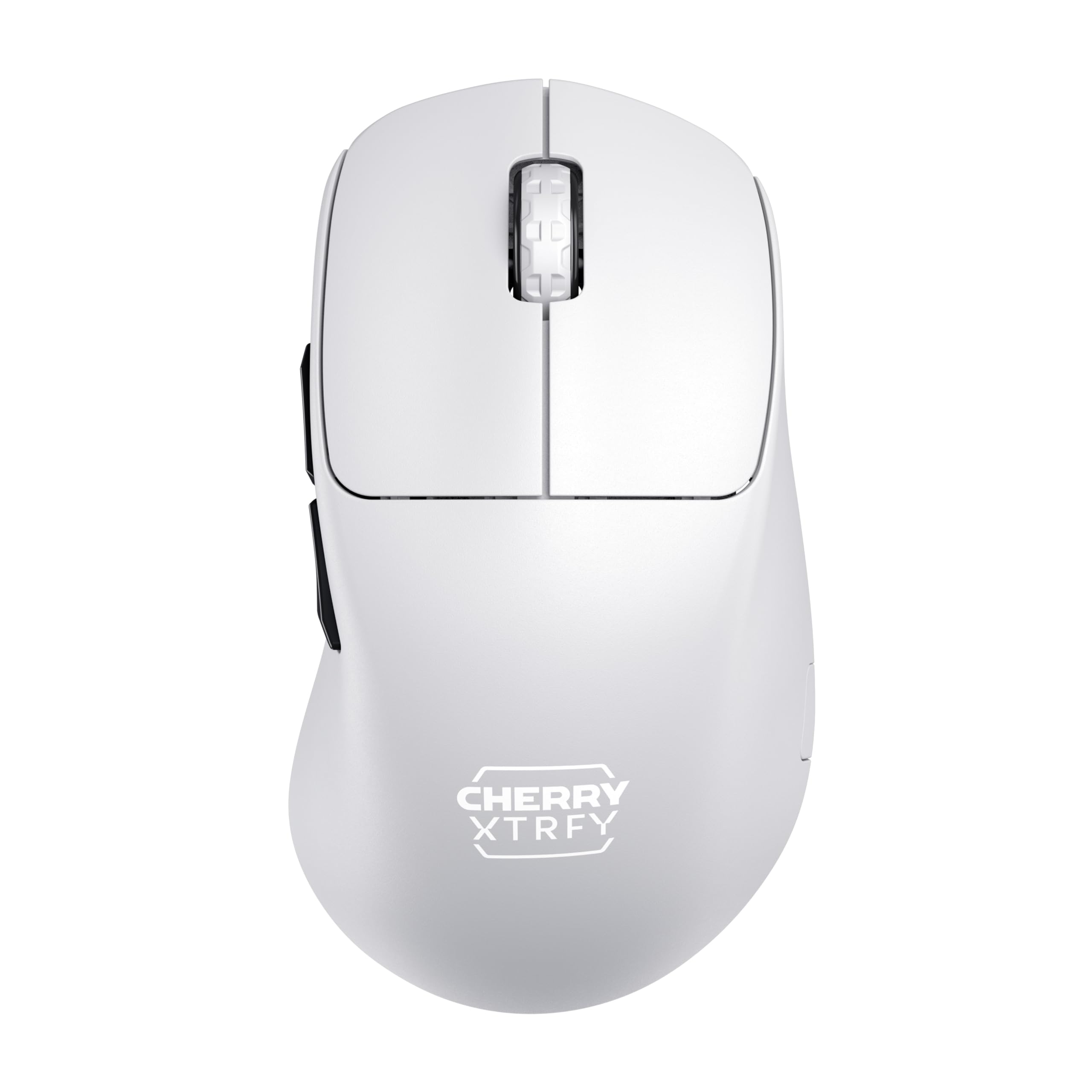 CherryXTRFY M64 Pro Wireless, Ultra Fast Wireless Gaming Mouse, 2.4 GHz Radio, Optimised for Eports, 8K Mouse, Ergonomic Shape with Flat Front, White
